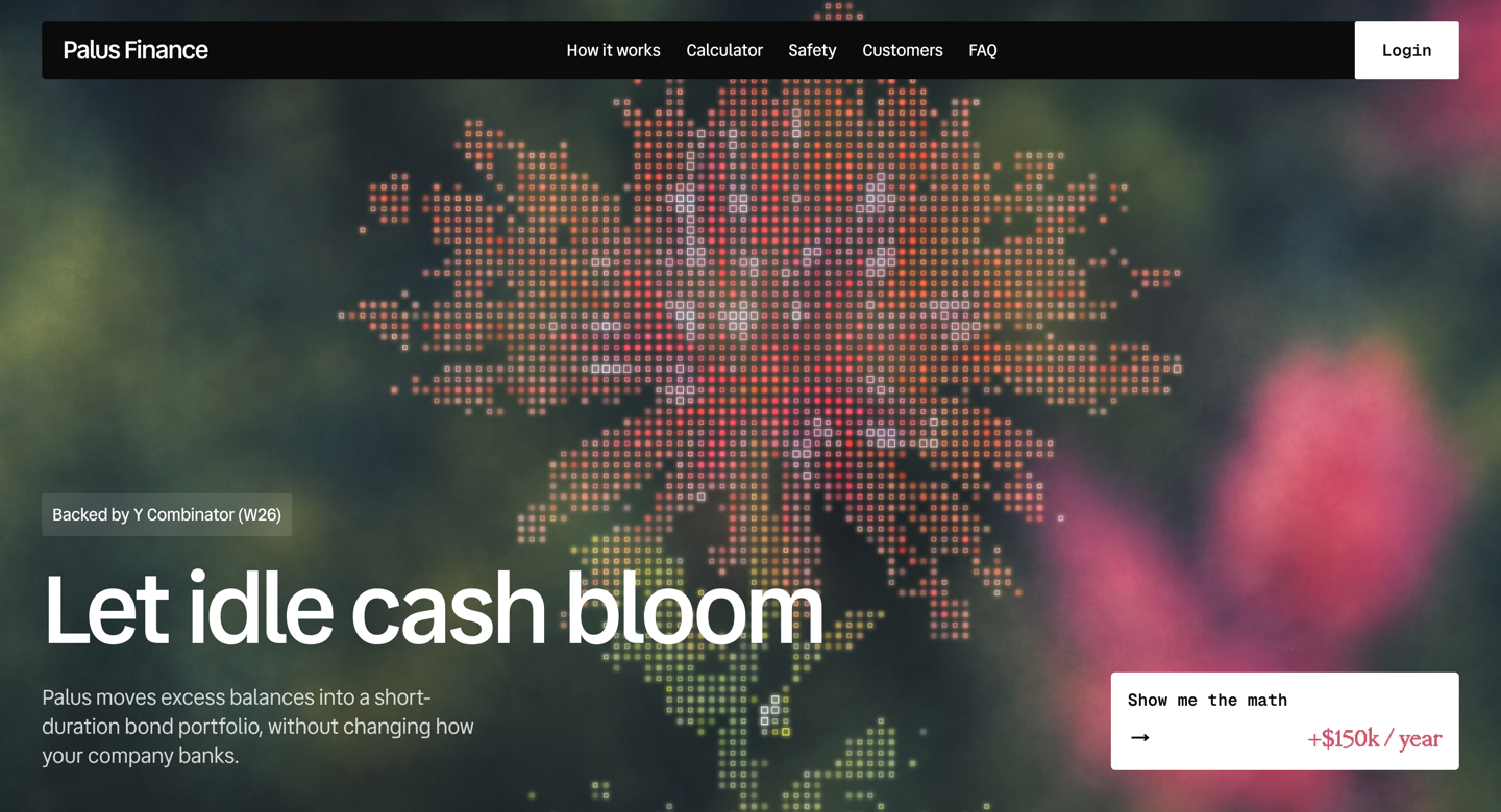 Palus Finance — let idle cash bloom