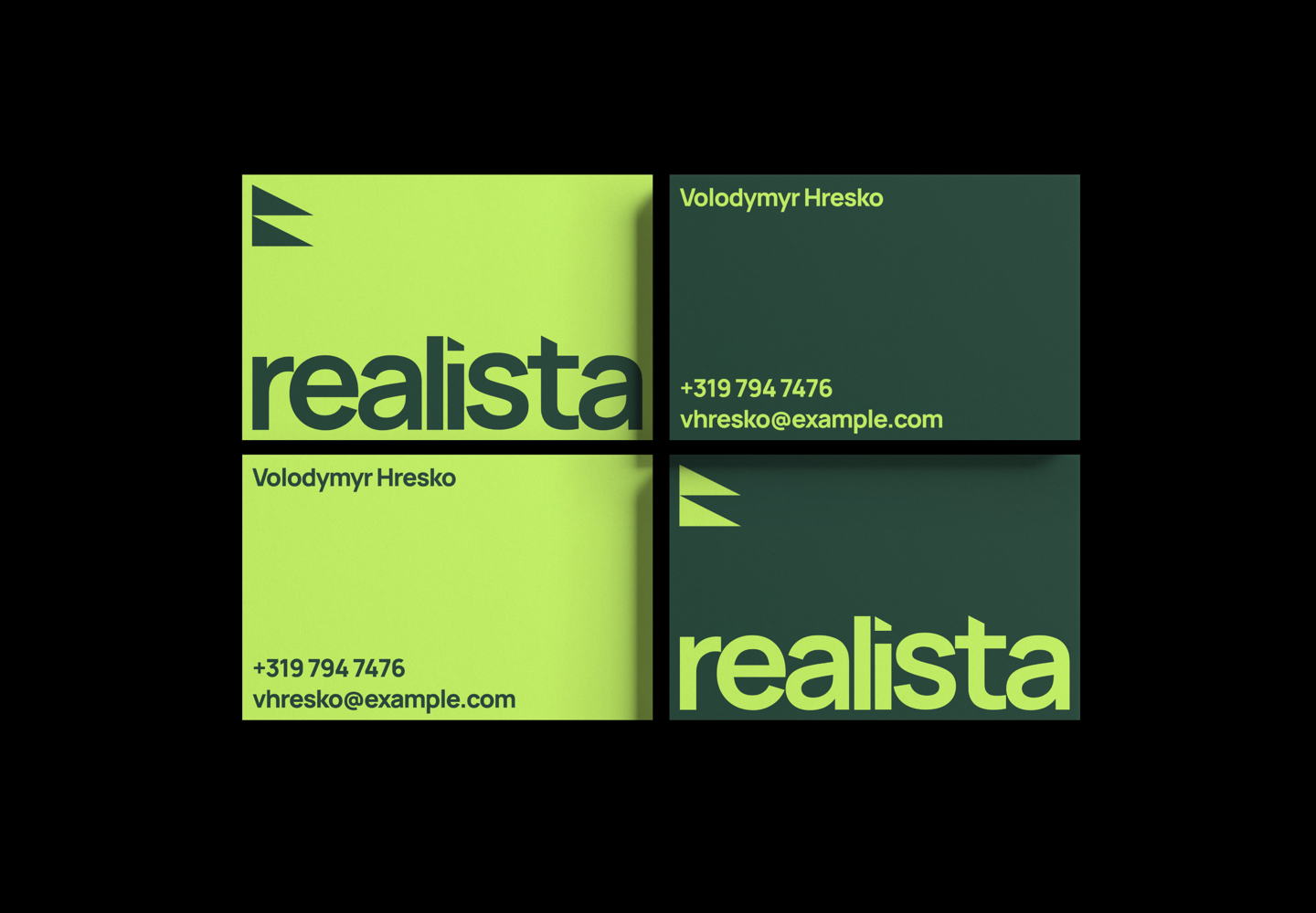 realista — business cards